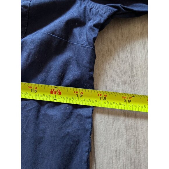 Talbots Womens Navy Button-Up Long Sleeve Shirt Size 8 - Picture 5 of 5